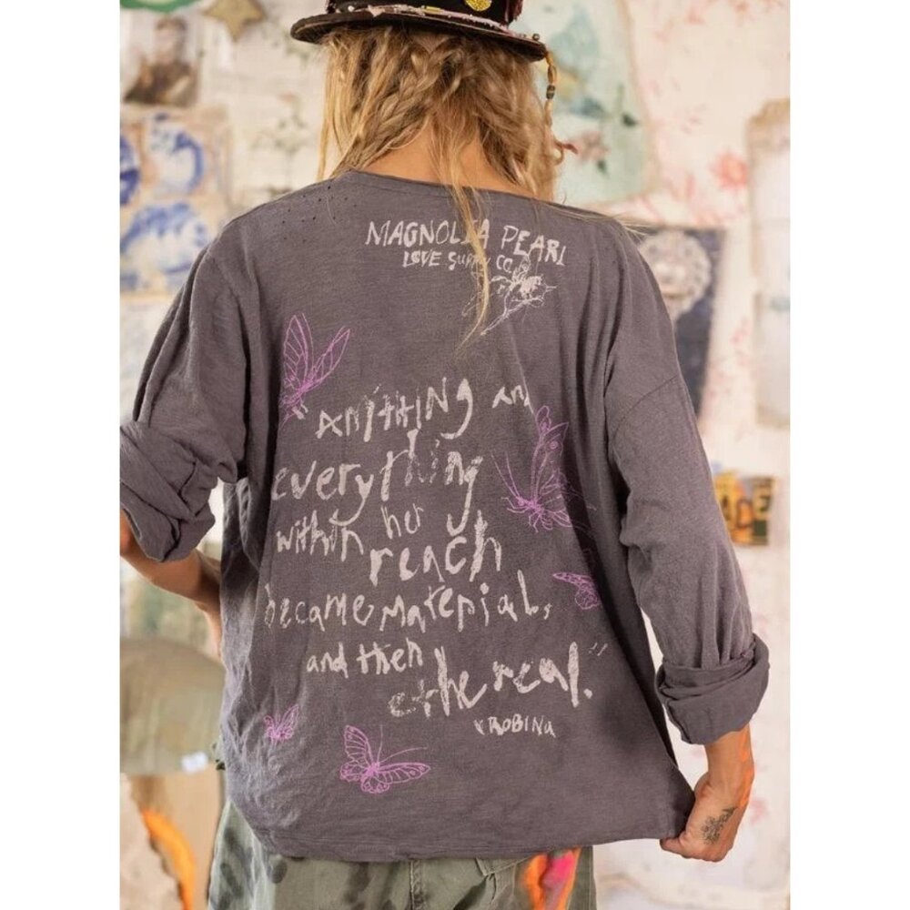 Magnolia Pearl Tiger Face Viggo Tee NWT | One Size Fits Most - Picture 2 of 7